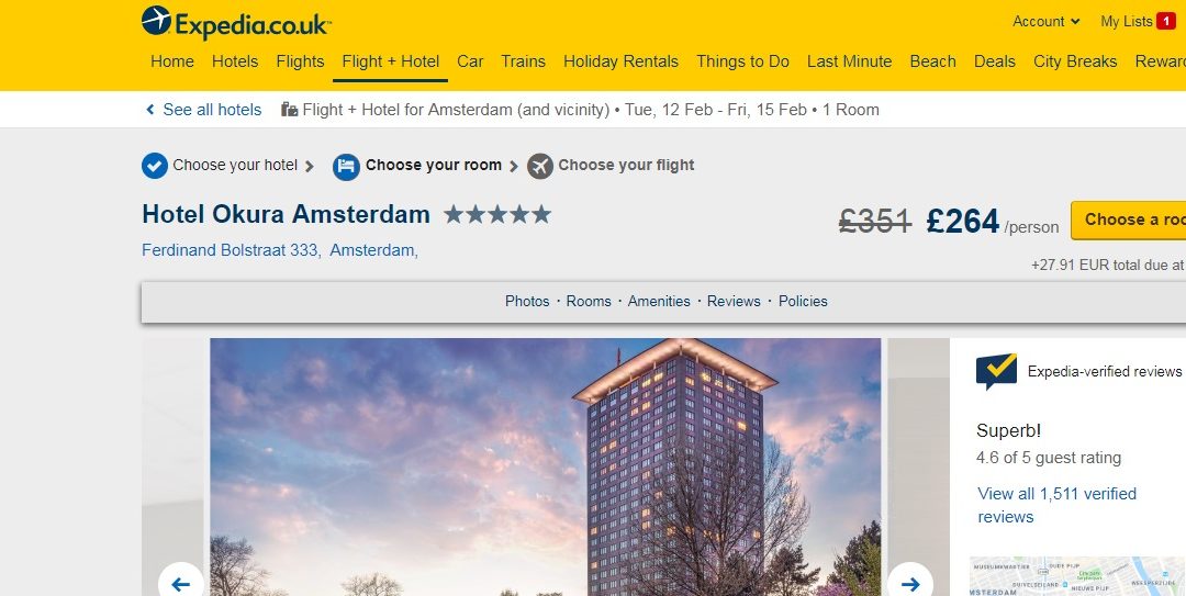 Extraction of Hotel Prices Daily from Expedia