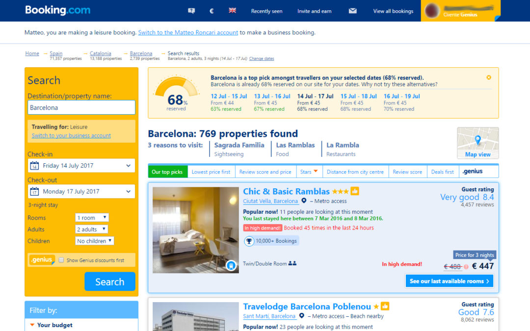 Data Extract Hotel Information from Booking