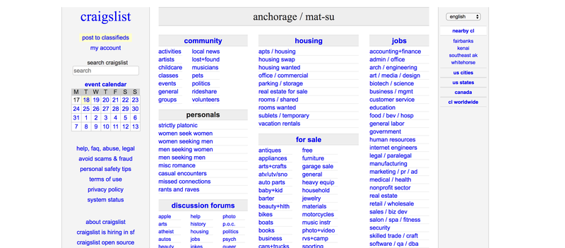 Extract Daily Classified Ads from Craigslist