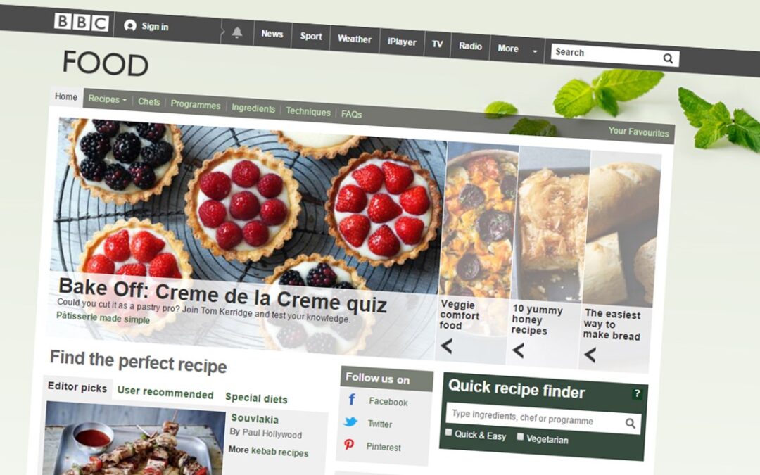 Scrape Recipes from BBC Food Website