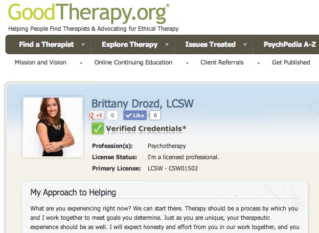 Extract Therapist Details from Goodtherapy