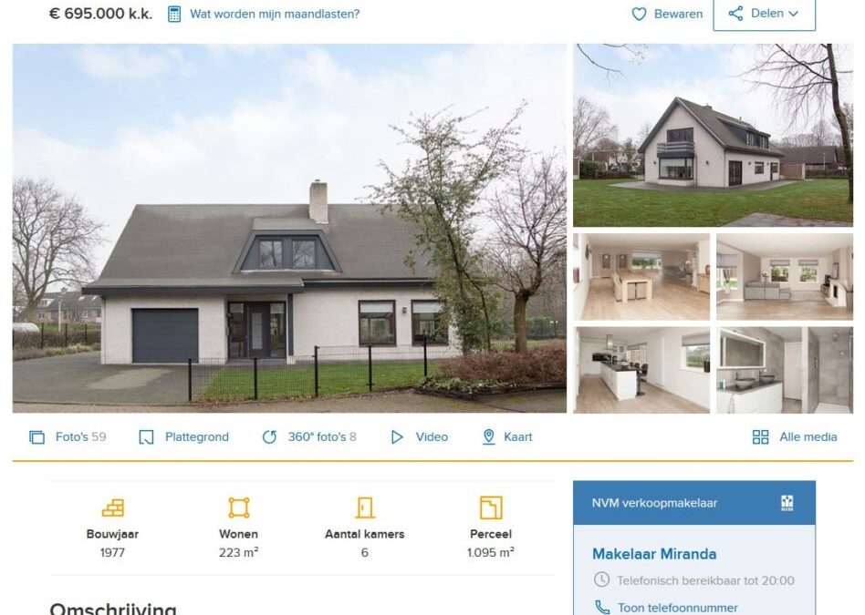 Extract Netherlands Property Details from Funda.nl