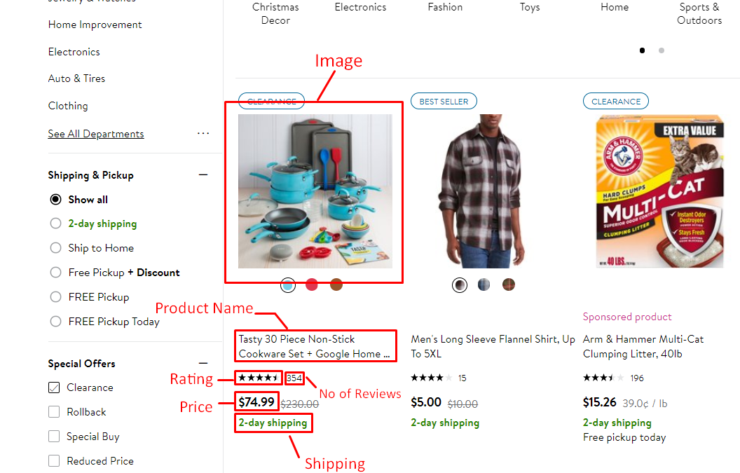 Scraping & Monitoring Products Price from Walmart